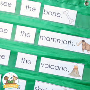 Dinosaur Literacy Activities for Preschool - Pre-K Pages