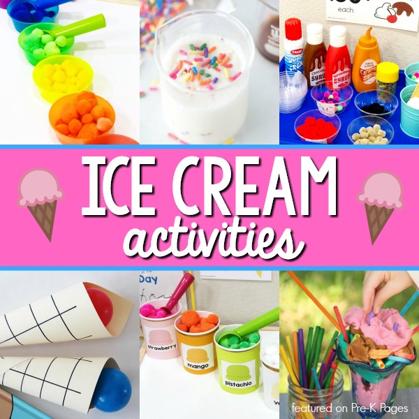 Ice Cream Activities for Preschoolers