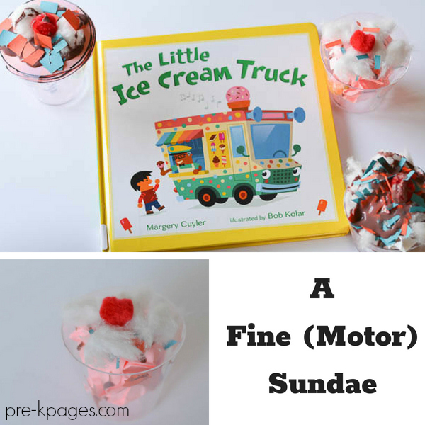 Fine Motor Ice Cream Sundae