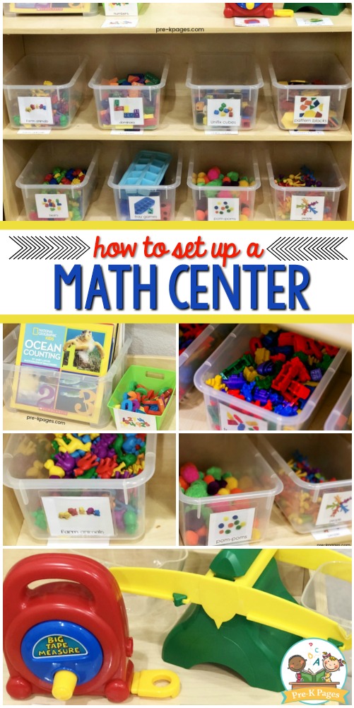What goes in a math center