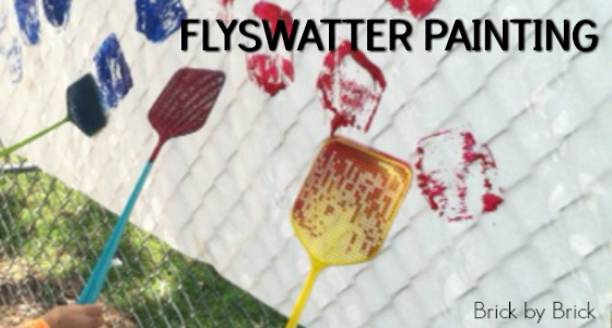 flyswatter painting outside