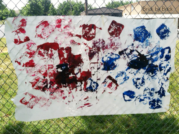 outdoor art painting pre-K