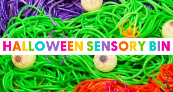 purple, green, and orange cooked spaghetti dyed with liquid watercolors