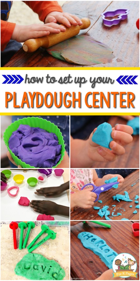 How to set up a playdough center