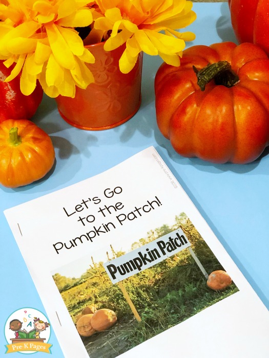 Printable Pumpkin Patch Book
