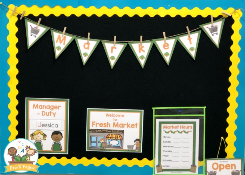 Grocery Store Printables for Dramatic Play Center