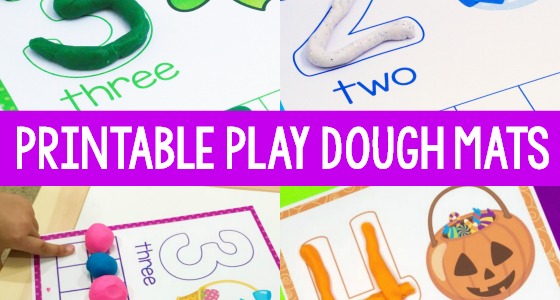 Play Dough Mats for Preschool