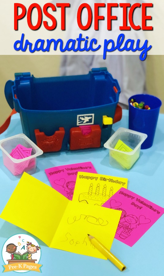 Post Office Theme for Dramatic Play Center