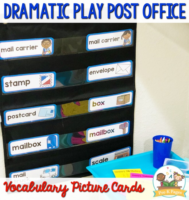 Post Office Vocabulary Picture Cards