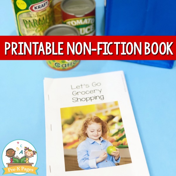 Printable Non Fiction Book about the Grocery Store