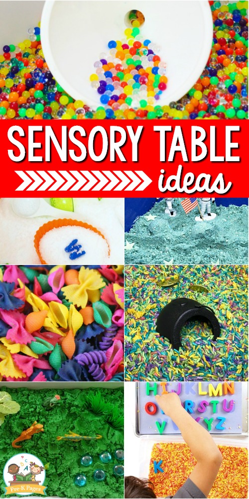Sensory Table Ideas for Preschool