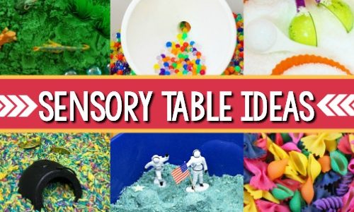 Sensory Table Ideas for Preschoolers