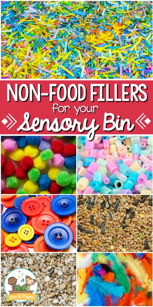 Non Food Sensory Bin Fillers