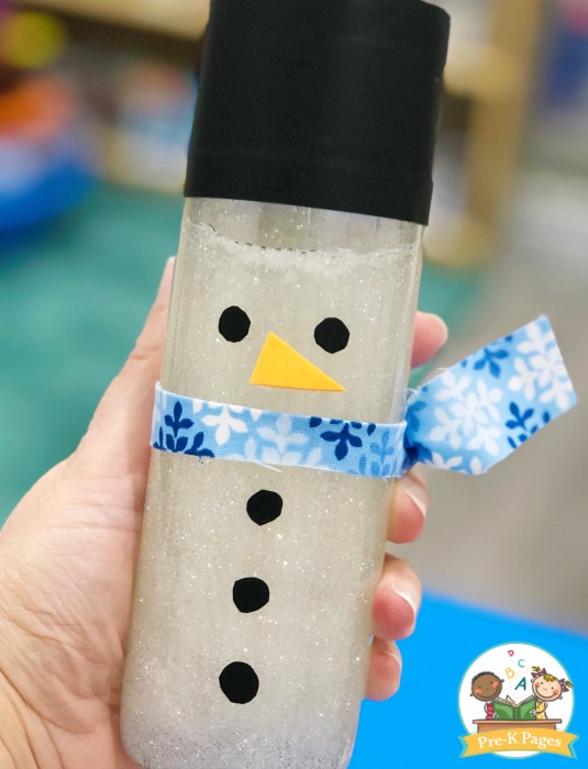 Sensory Bottle Recipe for Winter