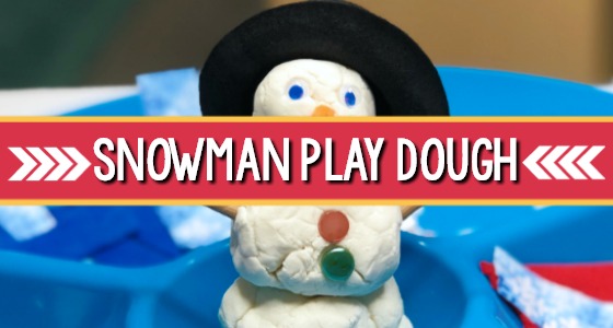Snowman Playdough Activity