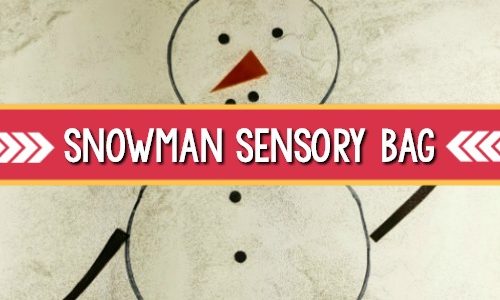 Snowman Sensory Bag