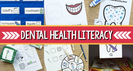 Dental Health Literacy February Preschool Theme