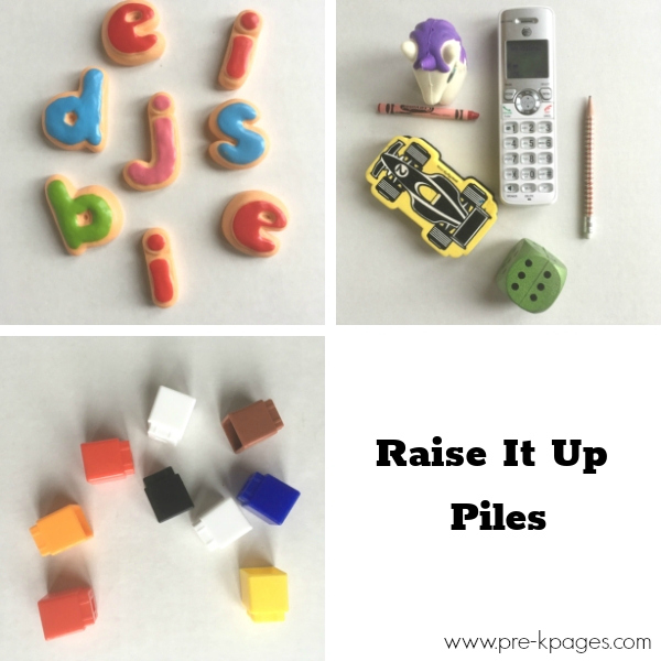 Raise It Up literacy activity