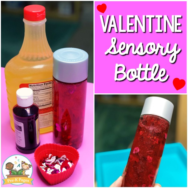 Valentines Day Sensory Bottle