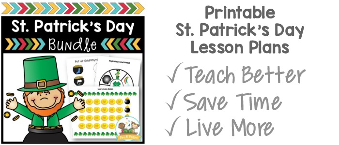 St Patricks Day Activity Bundle for Preschool