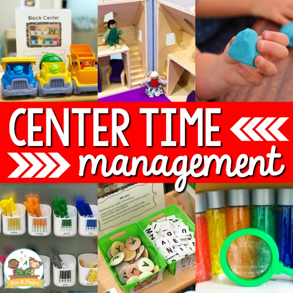 Center Time Management Tips for Preschool and Pre-K