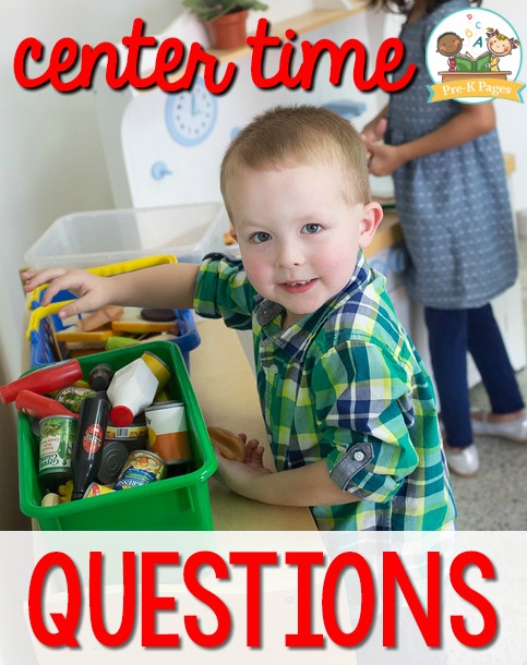 Center Time Questions in Preschool and PreK