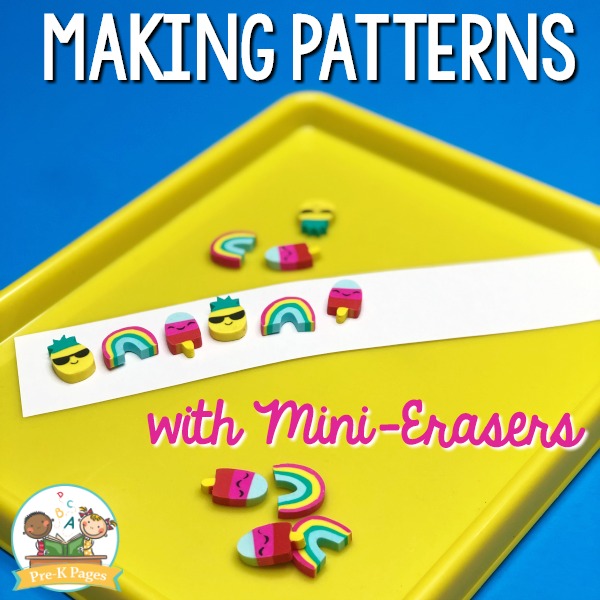 How to Teach Patterns in Preschool with Stickers
