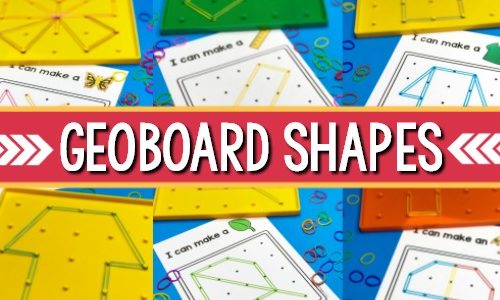 Learning Shapes with Geoboards