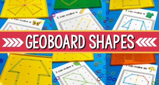 Learning Shapes with Geoboards