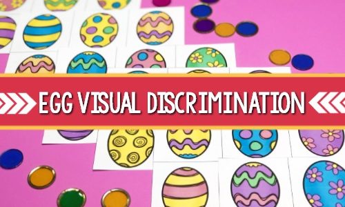 Printable Preschool Egg Matching