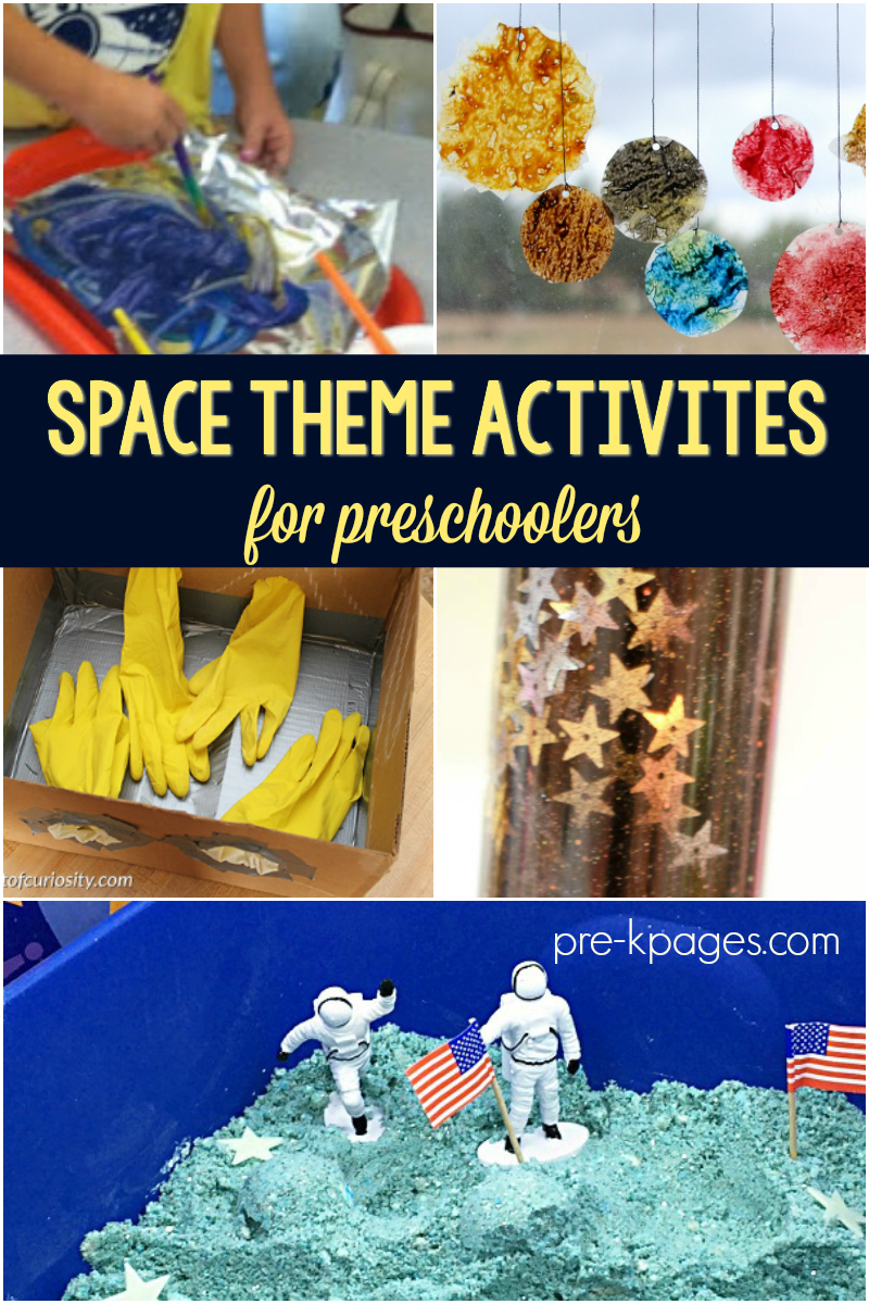 space theme activities for preschool