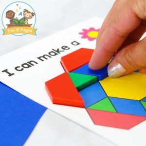 Pattern Block Mats for Preschool - Pre-K Pages