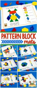 Pattern Block Mats for Preschool - Pre-K Pages