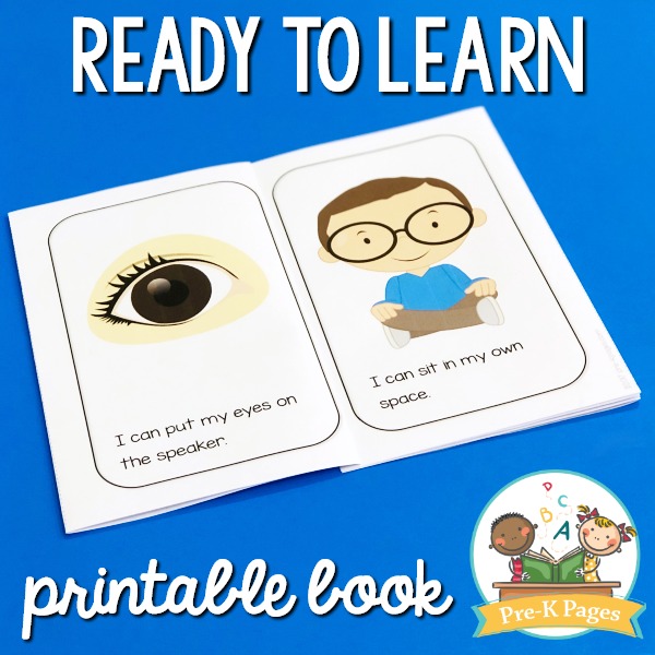 Ready to Learn Printable Book