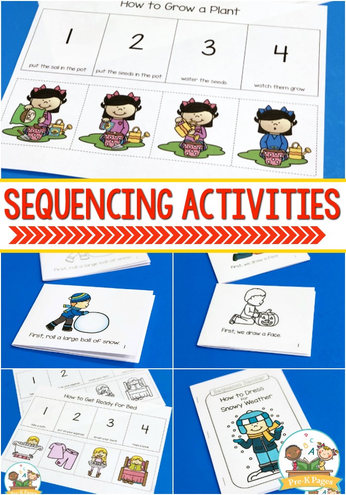 Sequence Activities for Preschool