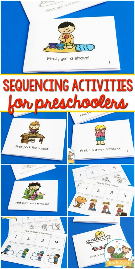 First, Next, Last Story Sequencing Freebie  Story sequencing, Kindergarten  readiness, Sequencing