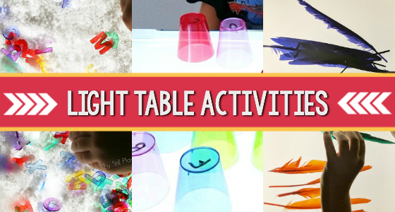light table box activities