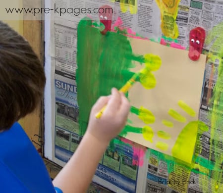 Easel Painting with Preschoolers - Pre-K Pages
