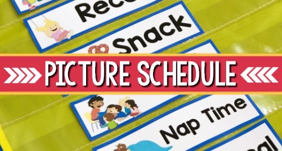 Visual Schedule for Preschool