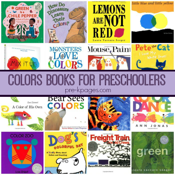 Picture Books About Colors for Preschoolers - Pre-K Pages