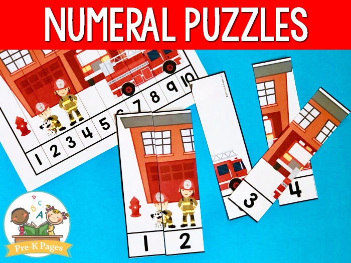 Fire Station Number Puzzles