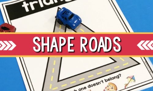 How to Teach Shapes with road mats