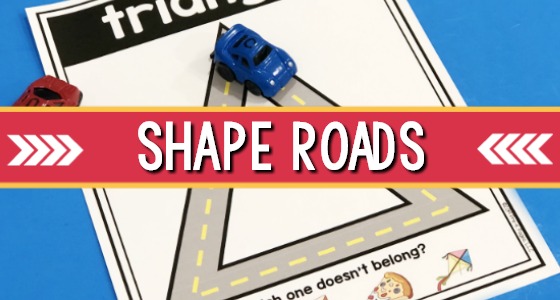 Printable Road Shape Mats for Preschool