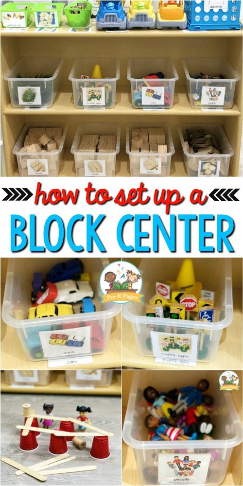 How to set up a preschool block center