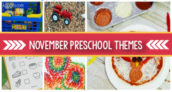 November Themes Preschool