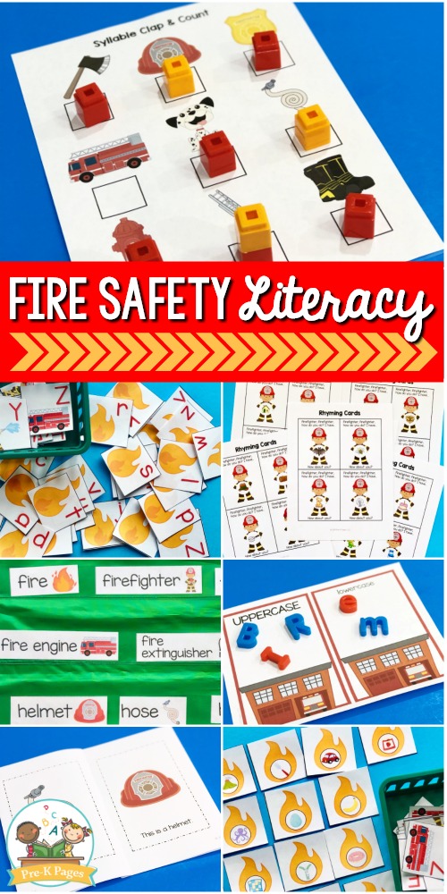 Fire Safety Theme Literacy Activities