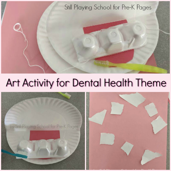 art activity dental health pre-k