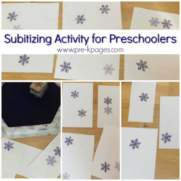 winter math activity for pre-k