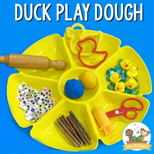 Duck Play Dough Tray