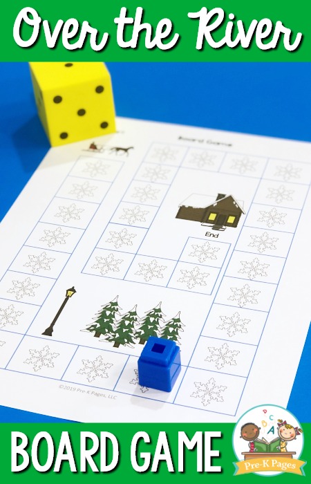 Thanksgiving Board Game for Preschool